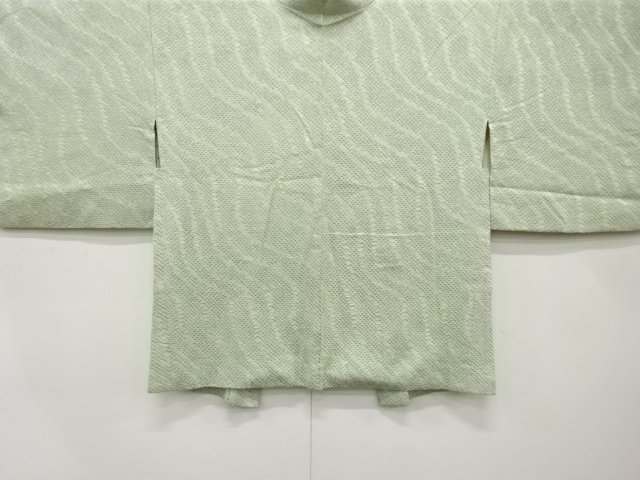 アンティーク　本総絞り　よろけ縞模様　羽織